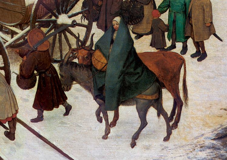  彼得·勃鲁盖尔 Bruegel Pieter—— 伯利恒的户口调查 局部 (4)